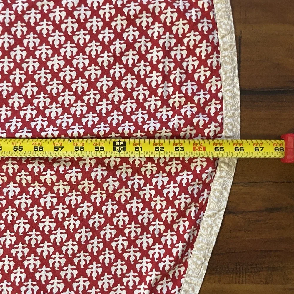 Williams Sonoma MCM Tablecloth Round 66